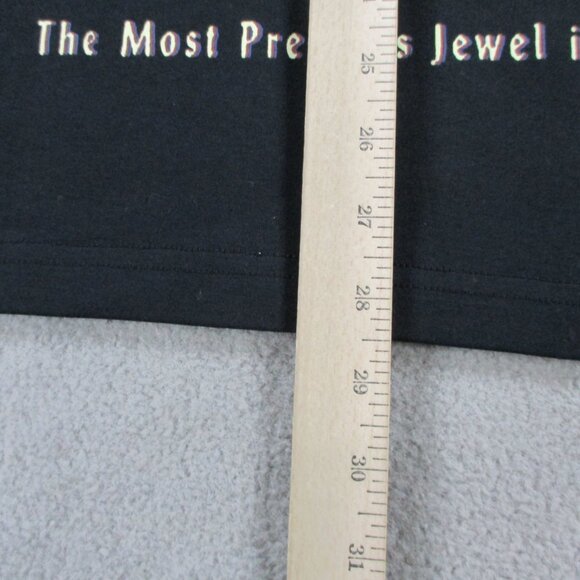 Fenty Oversized T Shirt Mens 2XL XXL Black Barbados Immigrant Double Sided Print - Picture 7 of 8